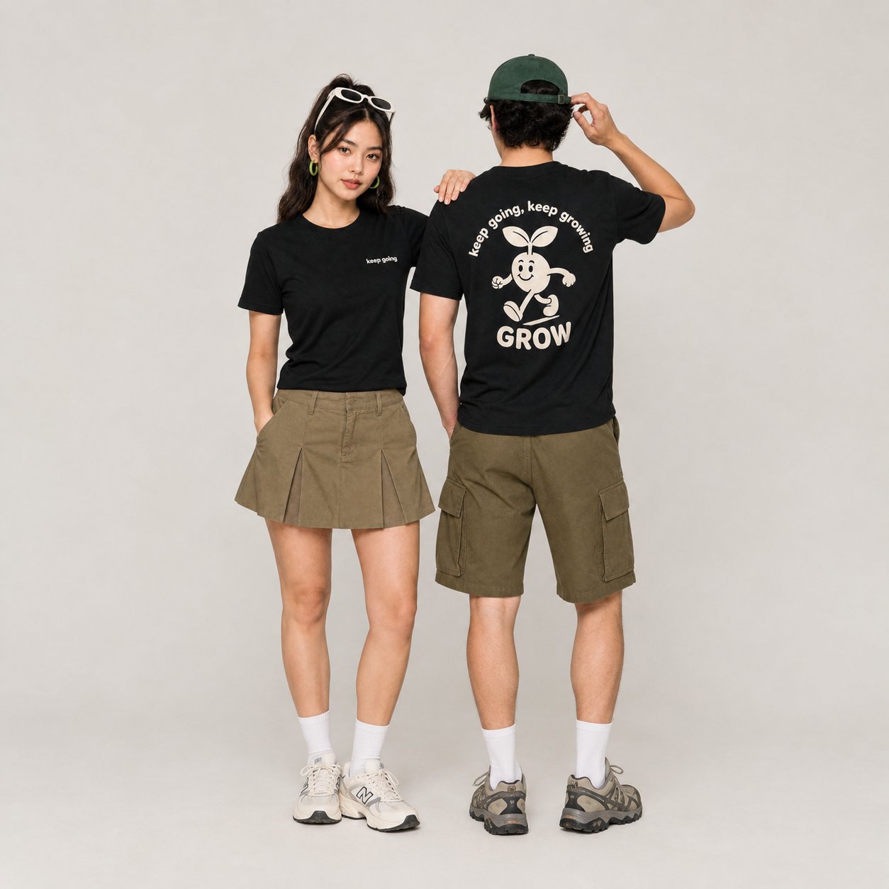 เสื้อยืดคอกลม ทรงปกติ – คอตตอน 100% คอมพ์ 32
