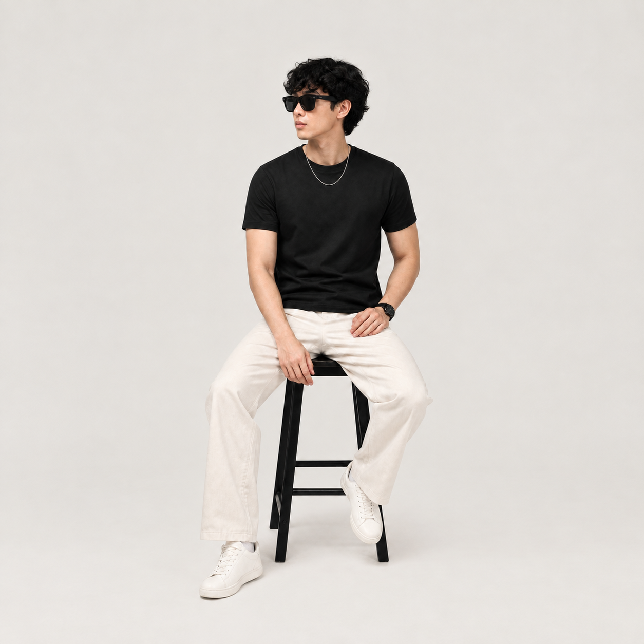 เสื้อยืดคอกลม ทรงปกติ – คอตตอน 100% OE 20